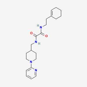 N1-(2-(cyclohex-1-en-1-yl)ethyl)-N2-((1-(pyridin-2-yl)piperidin-4-yl)methyl)oxalamide