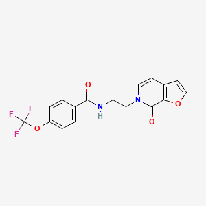 N-(2-(7-oxofuro[2,3-c]pyridin-6(7H)-yl)ethyl)-4-(trifluoromethoxy)benzamide