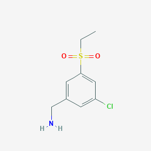 [3-Chloro-5-(ethanesulfonyl)phenyl]methanamine