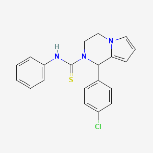 1-(4-chlorophenyl)-N-phenyl-3,4-dihydropyrrolo[1,2-a]pyrazine-2(1H)-carbothioamide