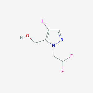 [1-(2,2-Difluoroethyl)-4-iodo-1H-pyrazol-5-yl]methanol