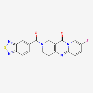 2-(benzo[c][1,2,5]thiadiazole-5-carbonyl)-8-fluoro-3,4-dihydro-1H-dipyrido[1,2-a:4',3'-d]pyrimidin-11(2H)-one