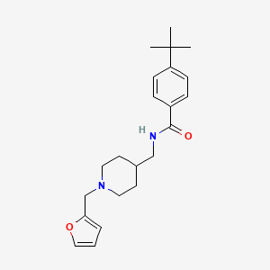 4-(tert-butyl)-N-((1-(furan-2-ylmethyl)piperidin-4-yl)methyl)benzamide
