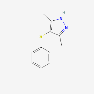 3,5-Dimethyl-4-P-tolylsulfanyl-1H-pyrazole