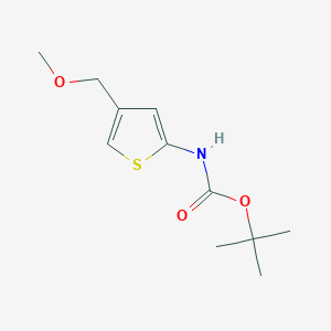 tert-butyl N-[4-(methoxymethyl)thiophen-2-yl]carbamate