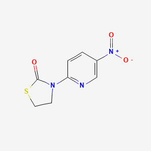 3-(5-Nitropyridin-2-yl)-1,3-thiazolidin-2-one