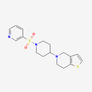 5-(1-(Pyridin-3-ylsulfonyl)piperidin-4-yl)-4,5,6,7-tetrahydrothieno[3,2-c]pyridine