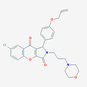 1-[4-(Allyloxy)phenyl]-7-chloro-2-(3-morpholin-4-ylpropyl)-1,2-dihydrochromeno[2,3-c]pyrrole-3,9-dione