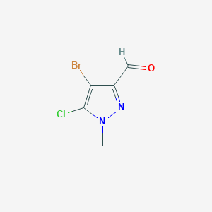 4-Bromo-5-chloro-1-methyl-1H-pyrazole-3-carbaldehyde