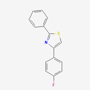 4-(4-Fluorophenyl)-2-phenyl-1,3-thiazole