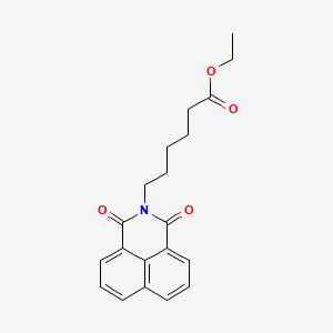 Ethyl 6-{2,4-dioxo-3-azatricyclo[7.3.1.0^{5,13}]trideca-1(13),5,7,9,11-pentaen-3-yl}hexanoate