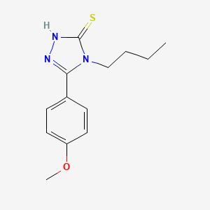 molecular formula C13H17N3OS B2575859 4-丁基-5-(4-甲氧基苯基)-4H-1,2,4-三唑-3-硫醇 CAS No. 92043-23-7