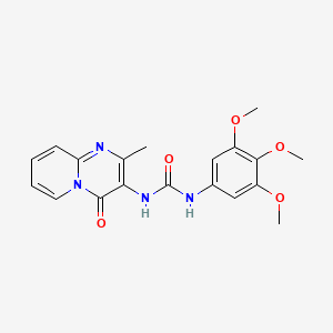 1-(2-methyl-4-oxo-4H-pyrido[1,2-a]pyrimidin-3-yl)-3-(3,4,5-trimethoxyphenyl)urea