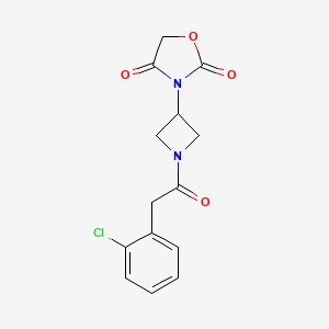 3-(1-(2-(2-Chlorophenyl)acetyl)azetidin-3-yl)oxazolidine-2,4-dione
