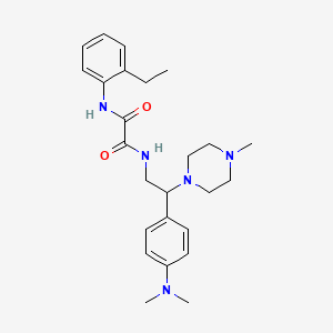 N1-(2-(4-(dimethylamino)phenyl)-2-(4-methylpiperazin-1-yl)ethyl)-N2-(2-ethylphenyl)oxalamide