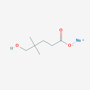 Sodium;5-hydroxy-4,4-dimethylpentanoate