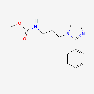 methyl (3-(2-phenyl-1H-imidazol-1-yl)propyl)carbamate