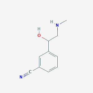3-[1-Hydroxy-2-(methylamino)ethyl]benzonitrile