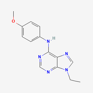 9-ethyl-N-(4-methoxyphenyl)-9H-purin-6-amine