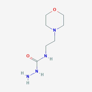 molecular formula C7H16N4O2 B2575939 3-氨基-1-[2-(吗啉-4-基)乙基]脲 CAS No. 1368713-55-6