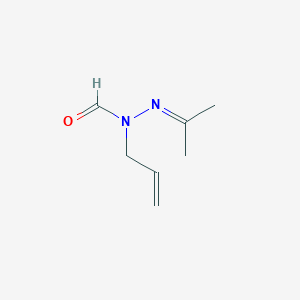 molecular formula C7H12N2O B2575951 N-烯丙基-N'-(1-甲基乙叉基)甲酰肼 CAS No. 141499-25-4