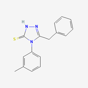 5-benzyl-4-(3-methylphenyl)-4H-1,2,4-triazole-3-thiol