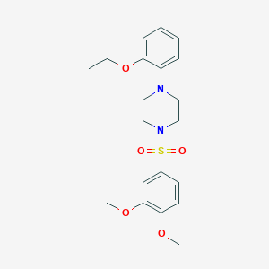 1-(3,4-Dimethoxybenzenesulfonyl)-4-(2-ethoxyphenyl)piperazine