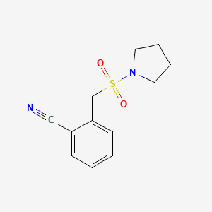 2-[(Pyrrolidine-1-sulfonyl)methyl]benzonitrile