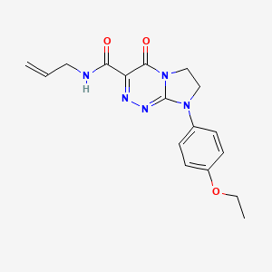 N-allyl-8-(4-ethoxyphenyl)-4-oxo-4,6,7,8-tetrahydroimidazo[2,1-c][1,2,4]triazine-3-carboxamide