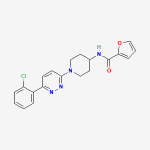 N-{1-[6-(2-chlorophenyl)pyridazin-3-yl]piperidin-4-yl}-2-furamide