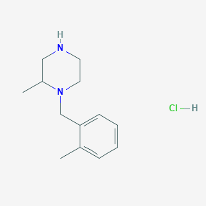 B2576003 2-Methyl-1-(2-methylbenzyl)piperazine hydrochloride CAS No. 1289386-26-0