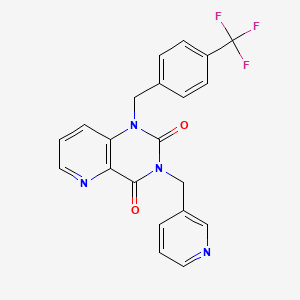 3-(pyridin-3-ylmethyl)-1-(4-(trifluoromethyl)benzyl)pyrido[3,2-d]pyrimidine-2,4(1H,3H)-dione