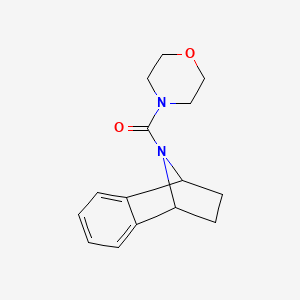 molecular formula C15H18N2O2 B2576032 吗啉代(1,2,3,4-四氢-1,4-二亚氨基萘-9-基)甲酮 CAS No. 2034381-52-5