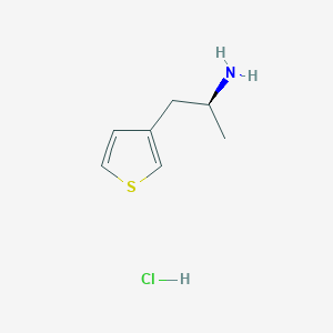 (S)-1-(Thiophen-3-yl)propan-2-amine HCl