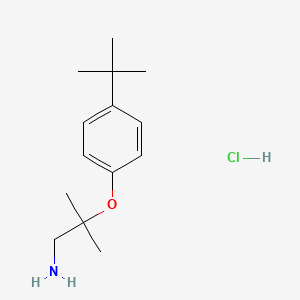 2-(4-Tert-butylphenoxy)-2-methylpropan-1-amine hydrochloride