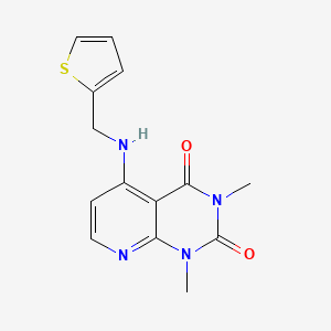 1,3-dimethyl-5-((thiophen-2-ylmethyl)amino)pyrido[2,3-d]pyrimidine-2,4(1H,3H)-dione