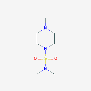 molecular formula C7H17N3O2S B2576080 N,N,4-trimethylpiperazine-1-sulfonamide CAS No. 1029989-25-0; 105871-27-0
