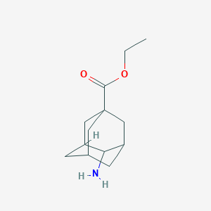 molecular formula C13H21NO2 B2576087 Ethyl 4-aminoadamantane-1-carboxylate CAS No. 2111051-97-7