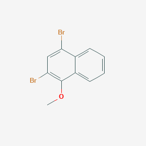 molecular formula C11H8Br2O B2576094 2,4-Dibromo-1-methoxynaphthalene CAS No. 28768-94-7