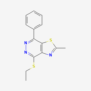 4-(Ethylthio)-2-methyl-7-phenylthiazolo[4,5-d]pyridazine