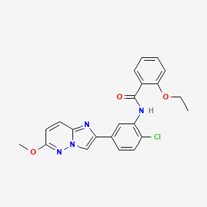 N-(2-chloro-5-(6-methoxyimidazo[1,2-b]pyridazin-2-yl)phenyl)-2-ethoxybenzamide