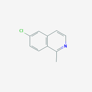 molecular formula C10H8ClN B2576185 6-氯-1-甲基异喹啉 CAS No. 2229934-60-3