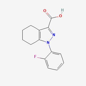 1-(2-Fluorophenyl)-4,5,6,7-tetrahydro-1H-indazole-3-carboxylic acid