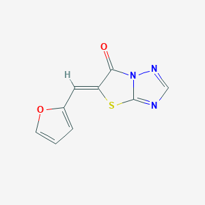 5-(2-furylmethylene)[1,3]thiazolo[3,2-b][1,2,4]triazol-6(5H)-one