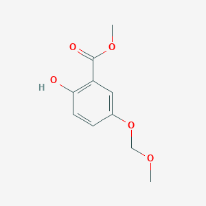 molecular formula C10H12O5 B2576222 Methyl 2-hydroxy-5-(methoxymethoxy)benzoate CAS No. 91062-21-4