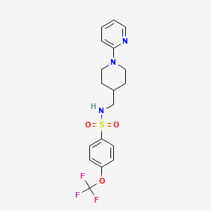 N-((1-(pyridin-2-yl)piperidin-4-yl)methyl)-4-(trifluoromethoxy)benzenesulfonamide