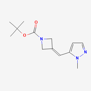 Tert-butyl 3-[(2-methylpyrazol-3-yl)methylidene]azetidine-1-carboxylate