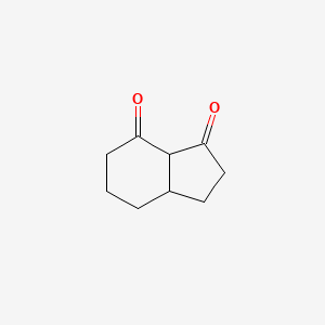 3,3a,4,5,6,7a-hexahydro-2H-indene-1,7-dione