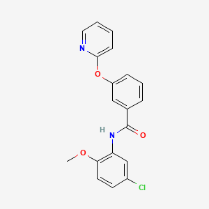 N-(5-chloro-2-methoxyphenyl)-3-(pyridin-2-yloxy)benzamide