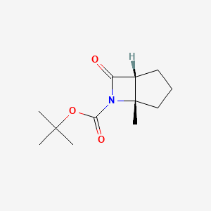 Tert-butyl (+/-)-5-methyl-7-oxo-6-azabicyclo[3.2.0]heptane-6-carboxylate
